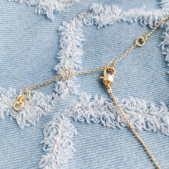 Kate Spade Sea Star Starfish Gold Pearl Pendant Necklace Trendy Jewelry - Picture 3 of 3